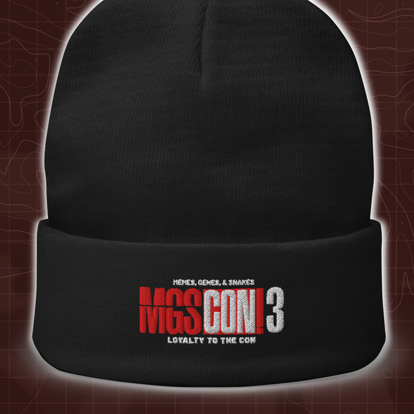 MGSCON3 | Embroidered Beanie