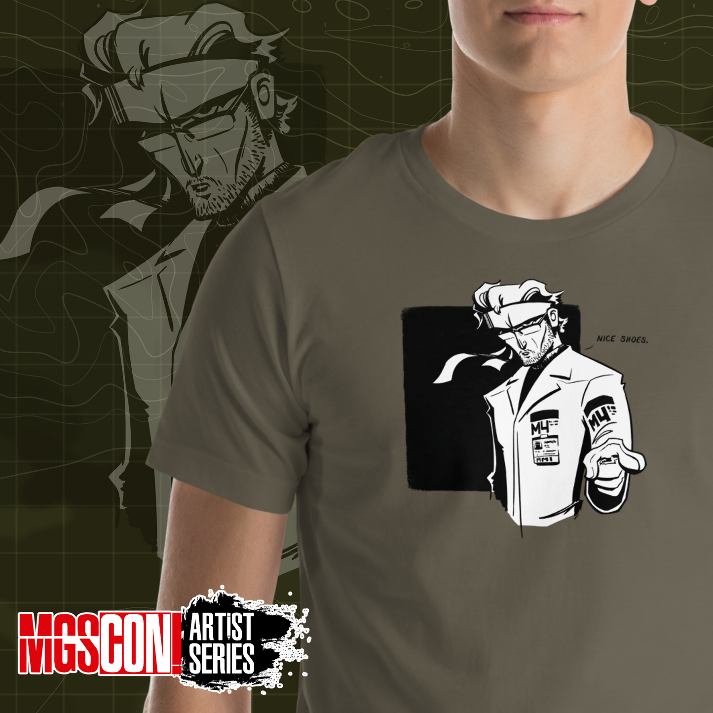 MGSCON3 Artist Series | - Steve Duffy - Nice Shoes Unisex t-shirt