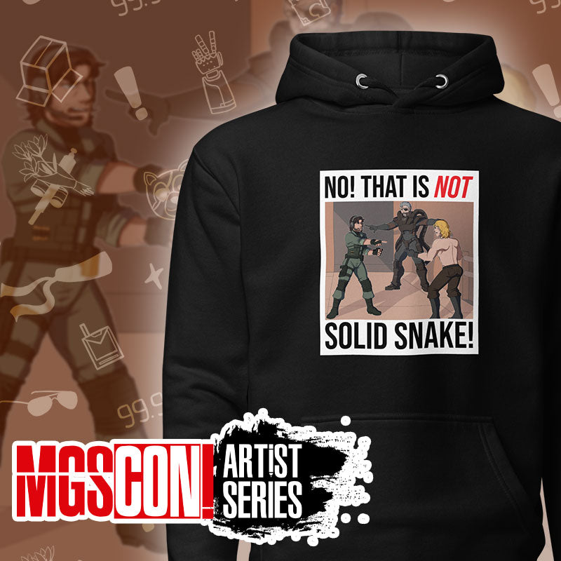 That Is NOT Solid Snake! Unisex Hoodie | MGSCON Artist Series