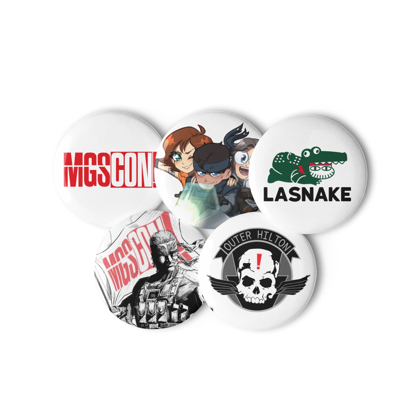 MGSCON Button Set 1