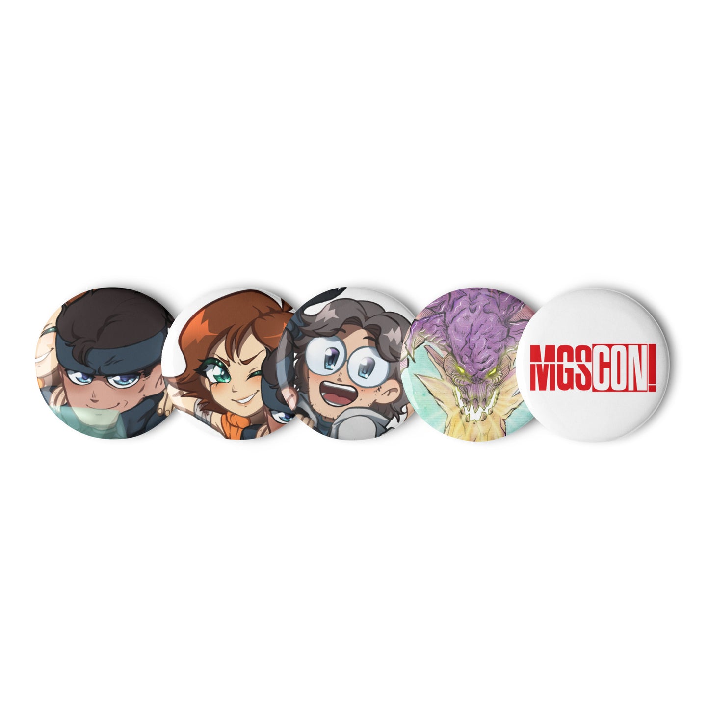 MGSCON Button Set 3