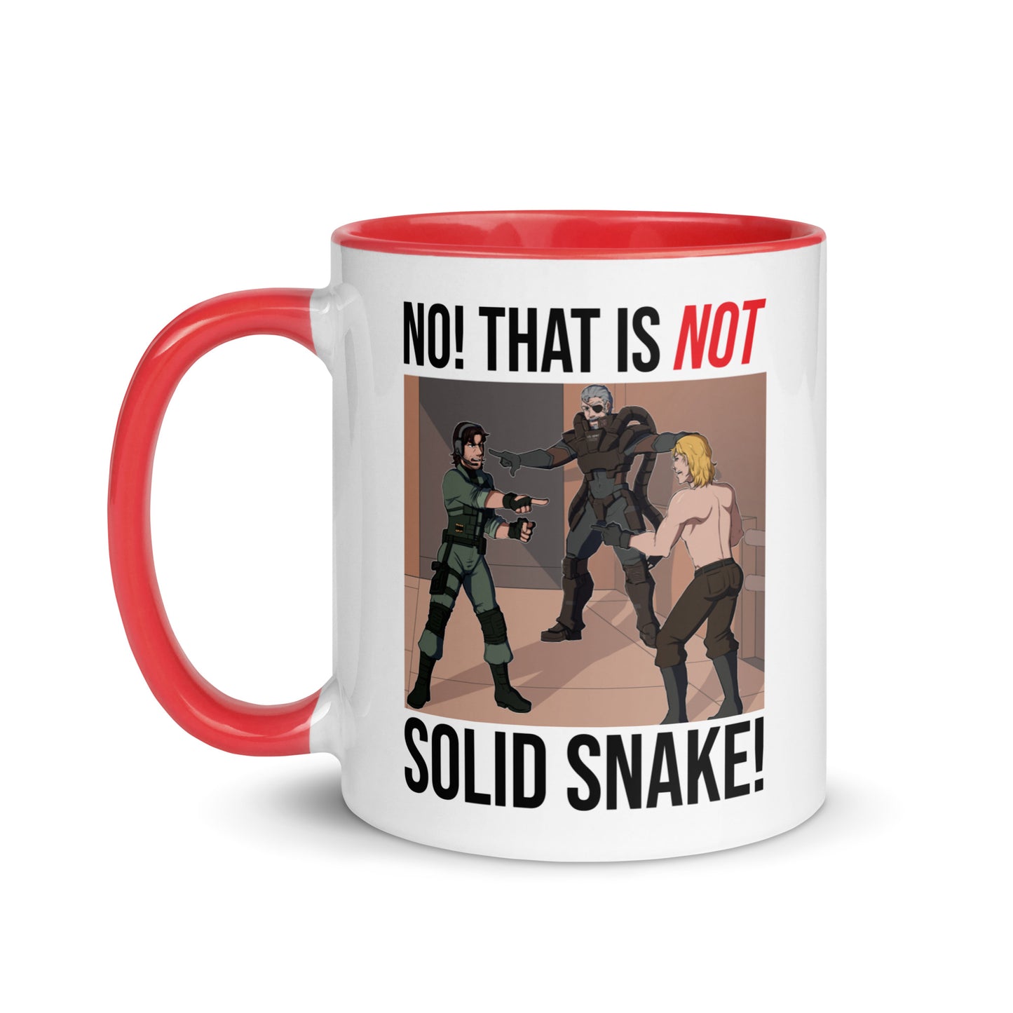 That is NOT Solid Snake! Mug | MGSCON Artist Series
